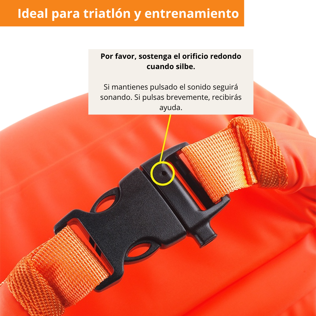 Boya para natacion en aguas abiertas