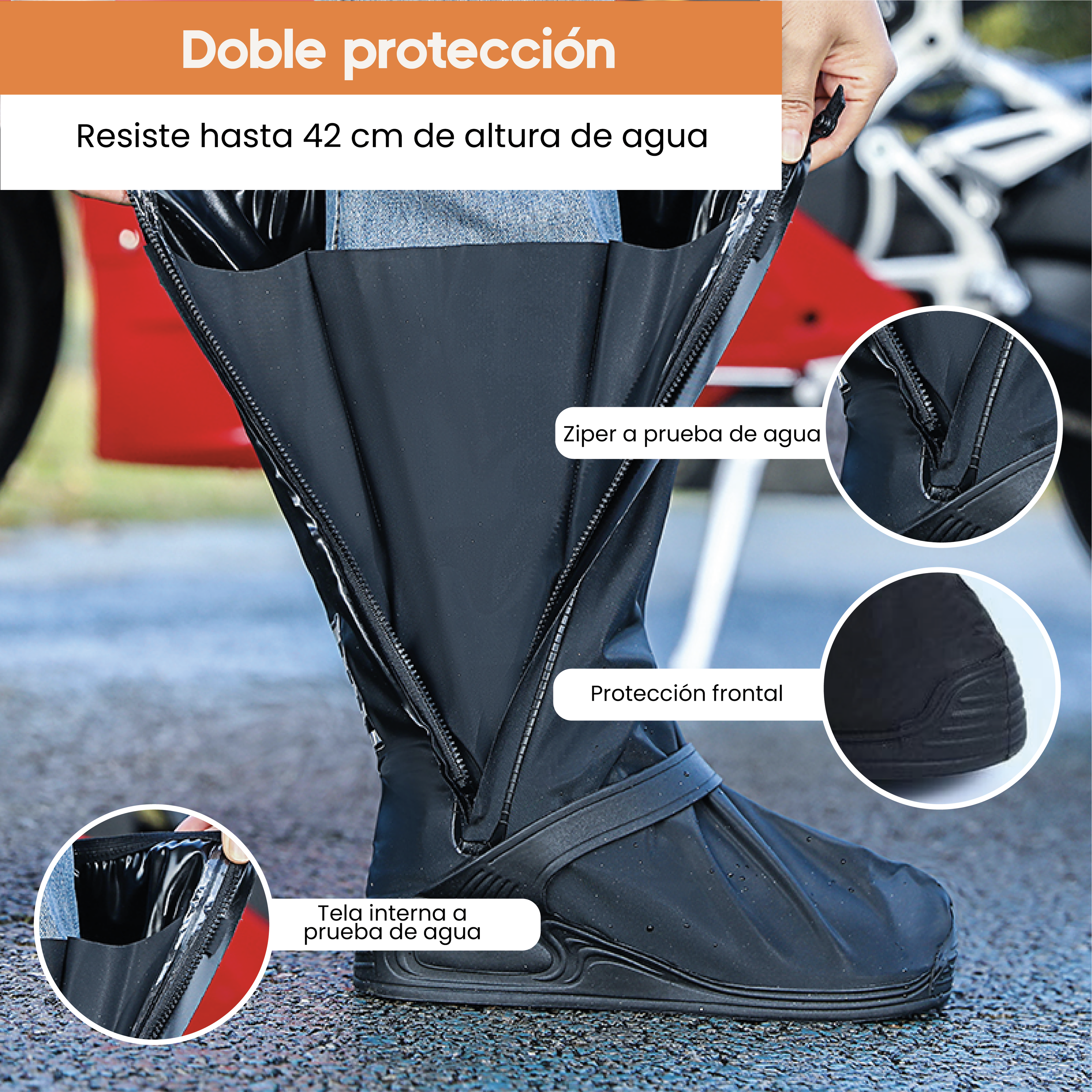 Cubre Zapatos Impermeable